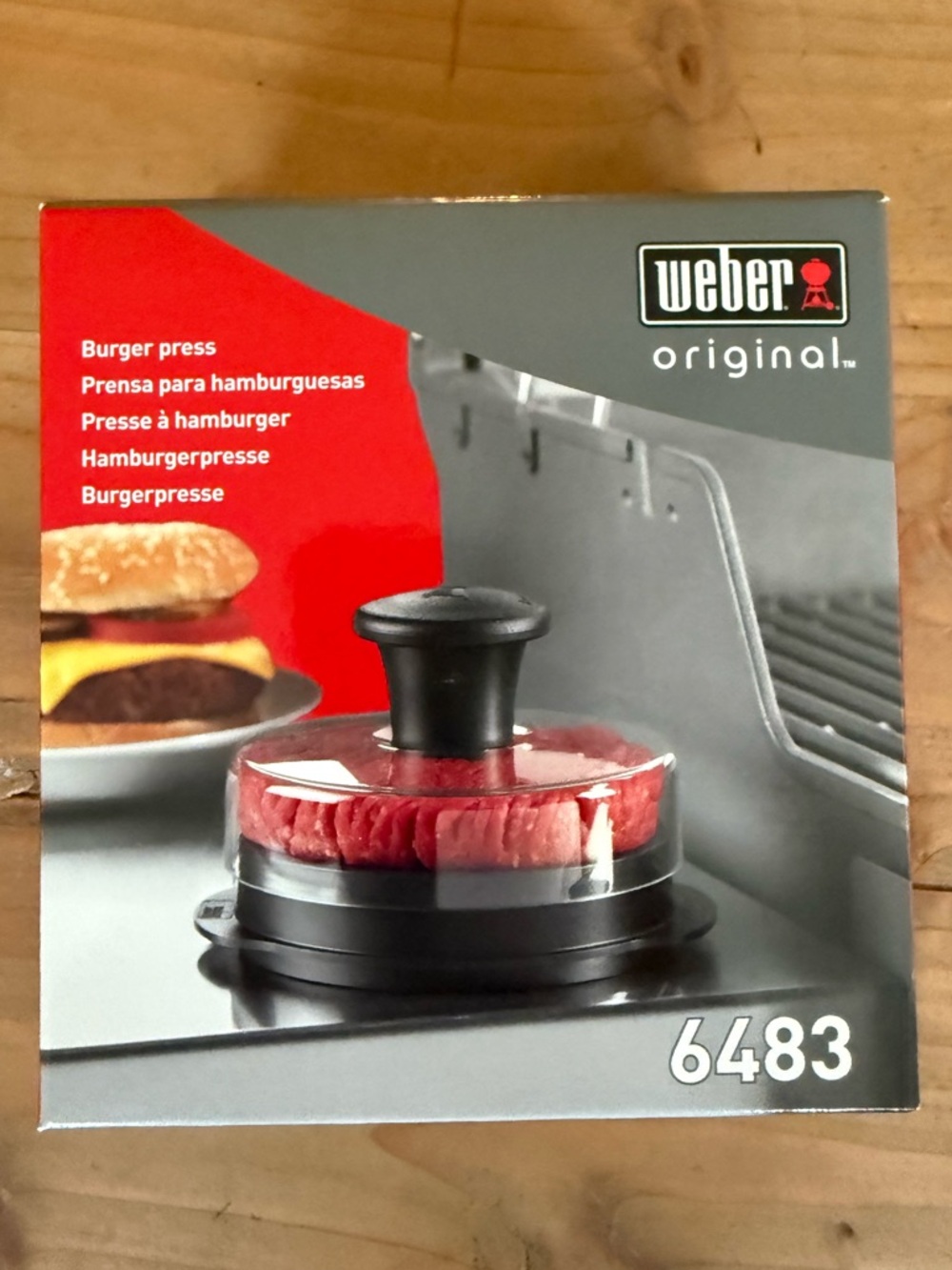 NWT WEBER Burger Press